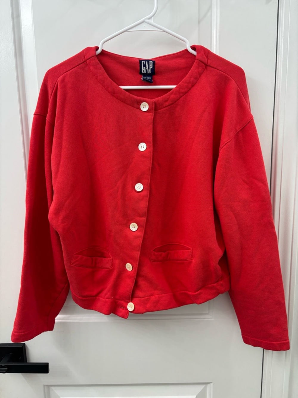 Gap button down sweater cotton